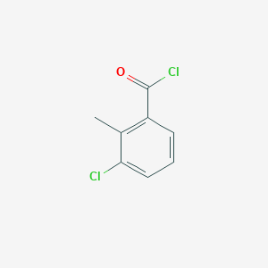 molecular formula C8H6Cl2O B3049761 3-Chloro-2-methylbenzoyl chloride CAS No. 21900-47-0