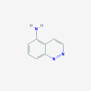 molecular formula C8H7N3 B3049763 Cinnolin-5-amine CAS No. 21905-83-9