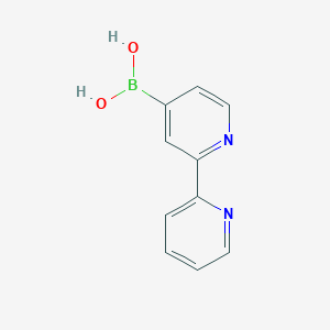 molecular formula C10H9BN2O2 B3049772 [2,2'-Bipyridin]-4-ylboronic acid CAS No. 219609-65-1