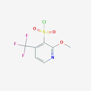 2-Methoxy-4-(trifluoromethyl)pyridine-3-sulfonyl chloride