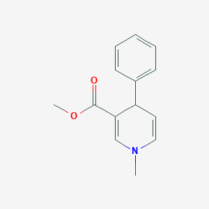 molecular formula C14H15NO2 B3049780 Methyl 1-methyl-4-phenyl-1,4-dihydropyridine-3-carboxylate CAS No. 219786-85-3