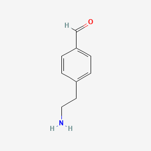 molecular formula C9H11NO B3049783 4-(2-氨基乙基)苯甲醛 CAS No. 219919-48-9