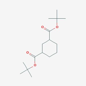 molecular formula C16H28O4 B3049787 Di-tert-butyl cyclohexane-1,3-dicarboxylate CAS No. 220179-70-4