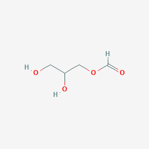molecular formula C4H8O4 B3049795 3-Formyloxy-propane-1,2-diol CAS No. 2203-62-5