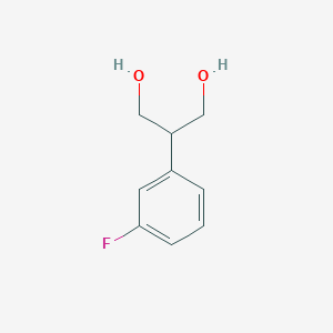 2-(3-Fluorophenyl)propane-1,3-diol