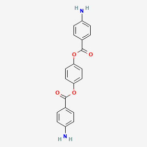[4-(4-Aminobenzoyl)oxyphenyl] 4-aminobenzoate