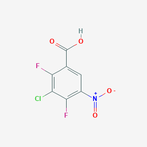 3-Chloro-2,4-difluoro-5-nitrobenzoic acid