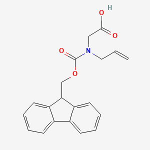 molecular formula C20H19NO4 B3049855 Fmoc-N-(烯丙基)-甘氨酸 CAS No. 222725-35-1