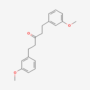 molecular formula C19H22O3 B3049863 1,5-Bis(3-methoxyphenyl)pentan-3-one CAS No. 223137-67-5