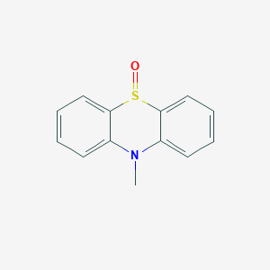 molecular formula C13H11NOS B3049867 10H-Phenothiazine, 10-methyl-, 5-oxide CAS No. 2234-09-5