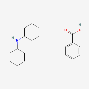 molecular formula C19H29NO2 B3049870 Dicyclohexylamine benzoate CAS No. 22355-34-6