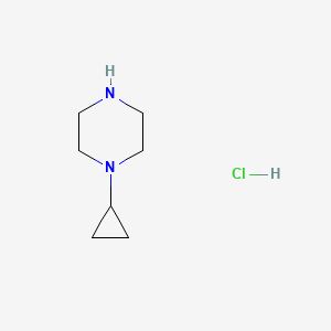 molecular formula C7H15ClN2 B3049872 1-环丙基哌嗪盐酸盐 CAS No. 223556-29-4