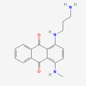 1-((3-Aminopropyl)amino)-4-(methylamino)anthraquinone