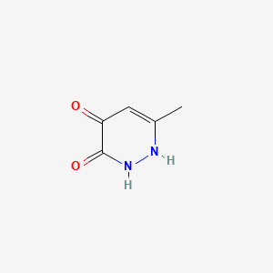 molecular formula C5H6N2O2 B3049878 6-Methyl-3,4-pyridazinediol CAS No. 22390-53-0