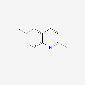molecular formula C12H13N B3049892 2,6,8-Trimethylquinoline CAS No. 2243-90-5