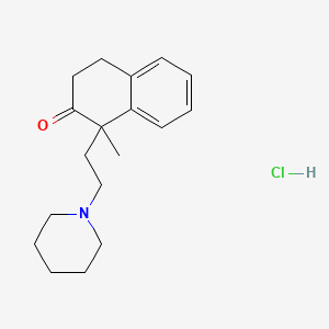 molecular formula C18H26ClNO B3049899 Nepinalone hydrochloride CAS No. 22443-55-6