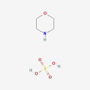molecular formula C4H11NO5S B3049909 Morpholine, sulfate CAS No. 22473-77-4