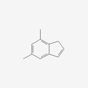 molecular formula C11H12 B3049912 5,7-Dimethyl-1H-indene CAS No. 22484-28-2