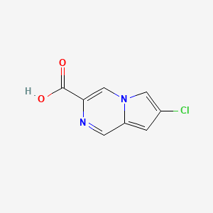 7-Chloropyrrolo[1,2-a]pyrazine-3-carboxylic acid