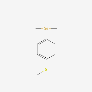 molecular formula C10H16SSi B3049917 Silane, trimethyl(4-(methylthio)phenyl)- CAS No. 22515-25-9