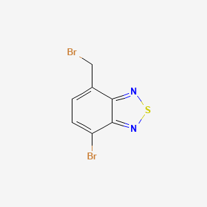 molecular formula C7H4Br2N2S B3049924 4-溴-7-溴甲基-苯并[1,2,5]噻二唑 CAS No. 2255-78-9