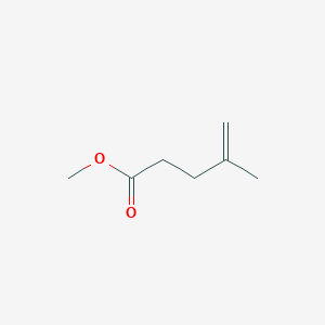 molecular formula C7H12O2 B3049929 4-Pentenoic acid, 4-methyl-, methyl ester CAS No. 2258-59-5