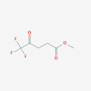 molecular formula C6H7F3O3 B3049930 5,5,5-三氟-4-氧代戊酸甲酯 CAS No. 22581-31-3