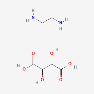 molecular formula C6H14N2O6 B3049953 Ethylenediamine tartrate CAS No. 22719-15-9