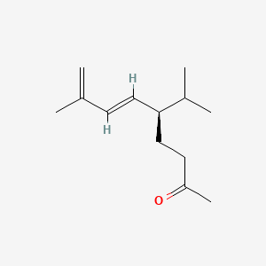 molecular formula C13H22O B3049962 (R-(E))-5-Isopropyl-8-methylnona-6,8-dien-2-one CAS No. 2278-53-7