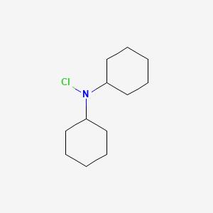 molecular formula C12H22ClN B3049970 Dicyclohexyl-chloroamine CAS No. 22824-16-4