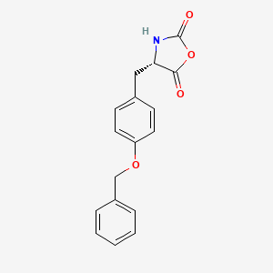 2,5-Oxazolidinedione, 4-[[4-(phenylmethoxy)phenyl]methyl]-, (S)-