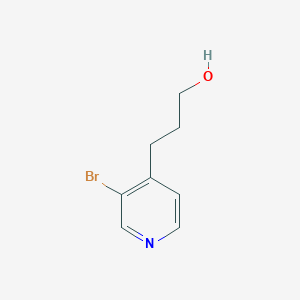 molecular formula C8H10BrNO B3049988 3-Bromo-4-(3-hydroxypropyl)pyridine CAS No. 229184-01-4