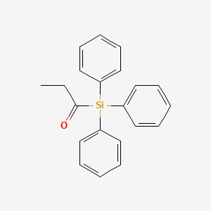 molecular formula C21H20OSi B3049998 Silane, (1-oxopropyl)triphenyl- CAS No. 2294-99-7