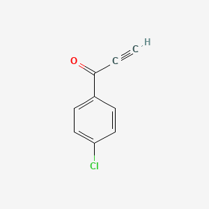 molecular formula C9H5ClO B3050003 2-丙炔-1-酮，1-(4-氯苯基)- CAS No. 22959-34-8