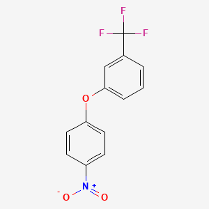 molecular formula C13H8F3NO3 B3050011 1-硝基-4-(3-(三氟甲基)苯氧基)苯 CAS No. 2303-26-6