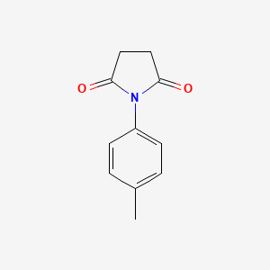 molecular formula C11H11NO2 B3050030 1-(4-Methylphenyl)pyrrolidine-2,5-dione CAS No. 2314-79-6