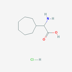 2-Amino-2-cycloheptylacetic acid hydrochloride