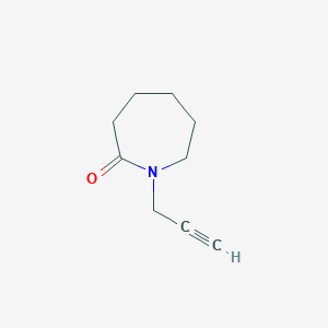 molecular formula C9H13NO B3050047 1-Propargylhexahydro-1H-azepine-2-one CAS No. 23266-25-3