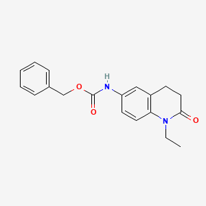 Benzyl (1-ethyl-2-oxo-1,2,3,4-tetrahydroquinolin-6-yl)carbamate