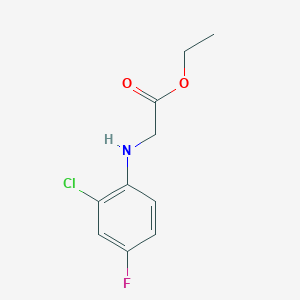 Ethyl 2-(2-chloro-4-fluoroanilino)acetate
