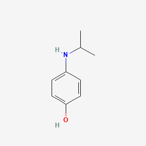 molecular formula C9H13NO B3050084 Phenol, 4-[(1-methylethyl)amino]- CAS No. 23576-79-6