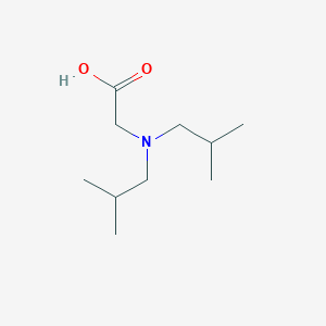 molecular formula C10H21NO2 B3050085 2-(Diisobutylamino)acetic acid CAS No. 23590-04-7