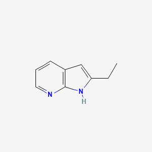 molecular formula C9H10N2 B3050090 2-Ethyl-1H-pyrrolo[2,3-b]pyridine CAS No. 23612-49-9