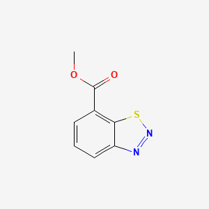 B3050094 1,2,3-Benzothiadiazole-7-carboxylic acid, methyl ester CAS No. 23621-08-1