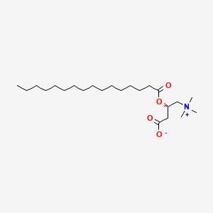 molecular formula C23H45NO4 B3050097 (+)-Palmitoylcarnitine CAS No. 2364-66-1