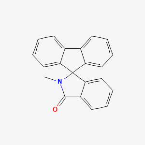 molecular formula C21H15NO B3050098 2'-Methylspiro[fluorene-9,1'-isoindol]-3'(2'h)-one CAS No. 23659-76-9