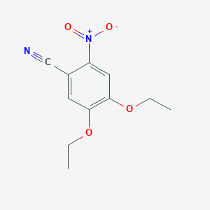 molecular formula C11H12N2O4 B3050101 4,5-Diethoxy-2-nitrobenzonitrile CAS No. 236750-63-3