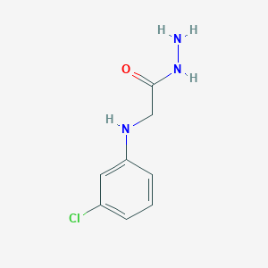 molecular formula C8H10ClN3O B3050111 (3-Chloro-phenylamino)-acetic acid hydrazide CAS No. 2371-30-4