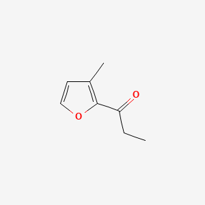 molecular formula C8H10O2 B3050121 1-(3-Methyl-2-furyl)propan-1-one CAS No. 23747-34-4