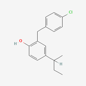 4-sec-Butyl-alpha-(p-chlorophenyl)-o-cresol